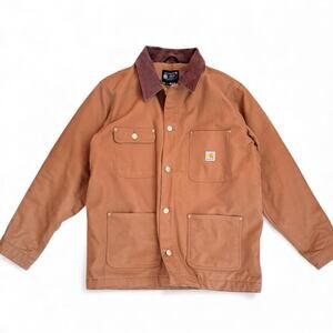 Carhartt tan canvas coat